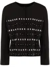 Max Mara Long-sleeved Casual Jacket In Schwarz
