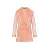 Max Mara Double-breasted Silk Jacket