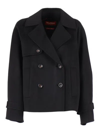 Max Mara Studio Jacket In Black