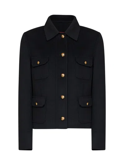 Max Mara Jacket In Black