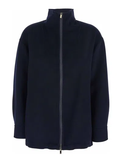 Max Mara Jacket In Blue
