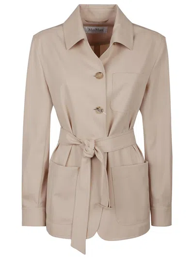 Max Mara Jacket In Brown