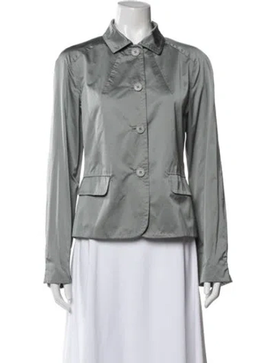 Pre-owned Max Mara Jacket In Gray