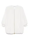 Max Mara Ivory Wool Blend Cirino Jacket In White