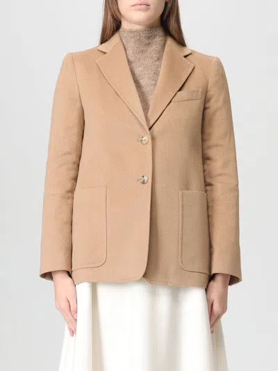Max Mara Jacket  Woman Color Beige In Brown