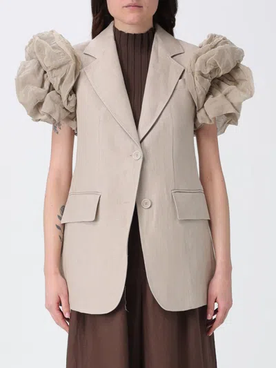 Max Mara Jacket  Woman Color Beige In Neutral