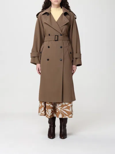 Max Mara Coat Woman  In Brown