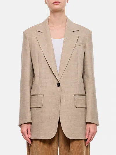 MAX MARA BLAZER MAX MARA WOMAN COLOR BROWN,G16204032