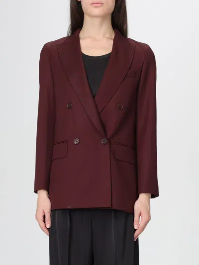 MAX MARA JACKET MAX MARA WOMAN COLOR BURGUNDY,H60413050