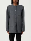 Max Mara Virgin Wool Jacket In Gray