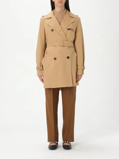 Max Mara Jacket  Woman Color Leather In Brown