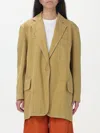 Max Mara Sfilata Woman Blazer Mustard Size 10 Cotton In Mustard