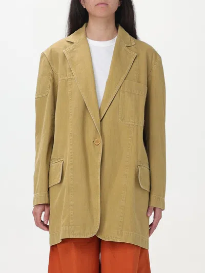 MAX MARA BLAZER MAX MARA WOMAN COLOR MUSTARD,F49221046