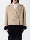 Max Mara Studio Coat Woman Sand In Sand