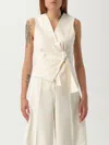 Max Mara Jacket Woman White In White