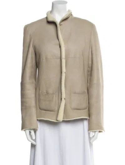 Pre-owned Max Mara Jacket In Neutral