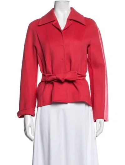 Pre-owned Max Mara Jacket In Pink