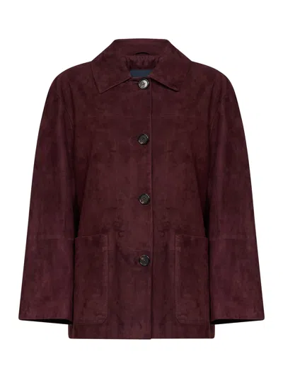Max Mara Jacket In Red