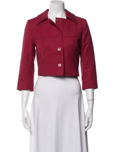 Pre-owned Max Mara Jacket In Red