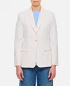Max Mara Tailored White Jacket With Wide Lapels In White