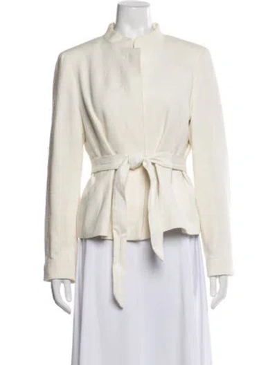 Pre-owned Max Mara Jacket In White