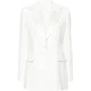 Max Mara Plinio Single-breasted Blazer In White