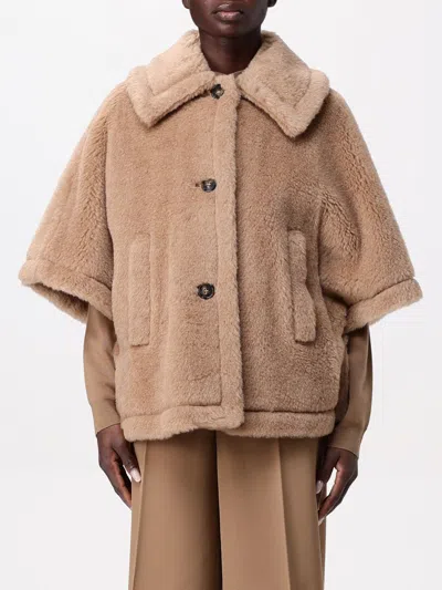 Max Mara Jacket Woman Beige In Cream