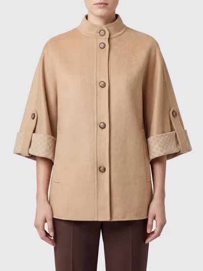 Max Mara Jacket Woman Color Beige In Neutral