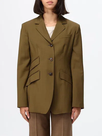 MAX MARA MAX MARA JACKET WOMAN COLOR BROWN,I68584032