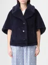 Max Mara Jacket Woman  In Blue