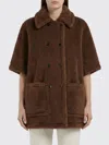 Max Mara Buttoned Pocket Jacket In Brown