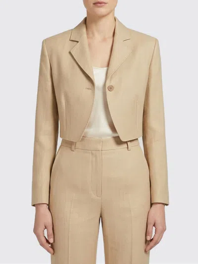 Max Mara Jacket Woman  In Gray