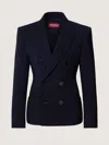 Max Mara Key Jacket In Blue