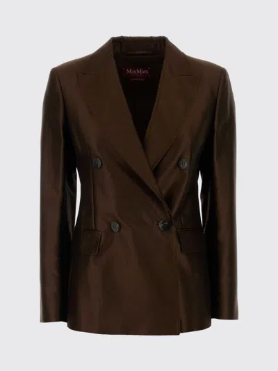 Max Mara Jacket Woman  Studio In Brown