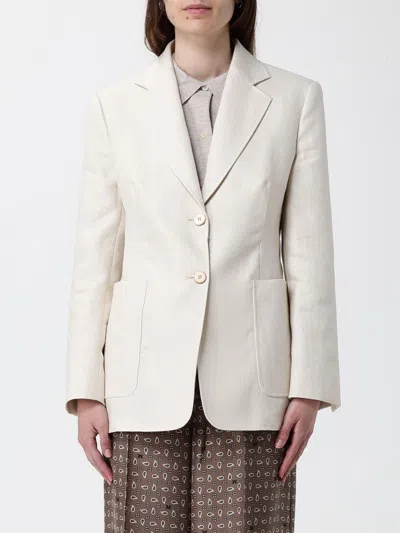 Max Mara ジャケット  レディース カラー ナチュラル In White