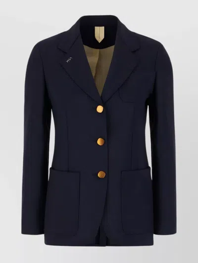 MAX MARA JACKET WOOL BLEND BUTTON DETAILING