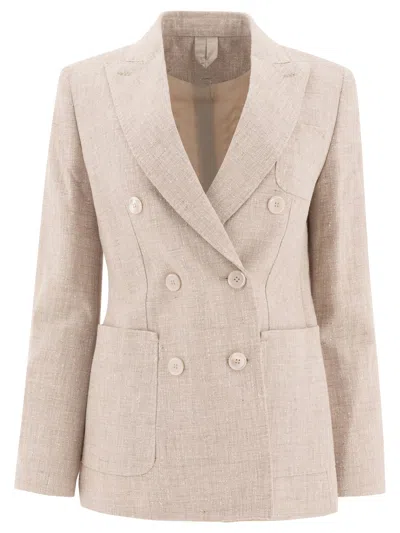 Max Mara Jackets In Beige