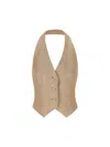 Max Mara Women Sauro Halterneck Waistcoat