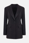 Max Mara Caprara Giacca Jerseylana In Black