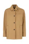 Max Mara Beige Front Closure Jacket