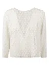 Max Mara Trento Diamond-pattern Lace Jacket