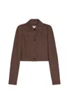 Max Mara Belted Jacket With Buttoned Cuffs And Epaulettes