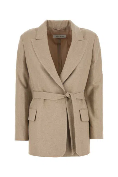 Max Mara Jackets And Vests In Beige O Tan