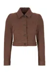 Max Mara Belted Jacket With Buttoned Cuffs And Epaulettes In Black
