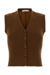Max Mara Jackets And Vests In Brown