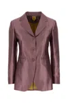 Max Mara Mauve Mikado Malaga Blazer In Mallow