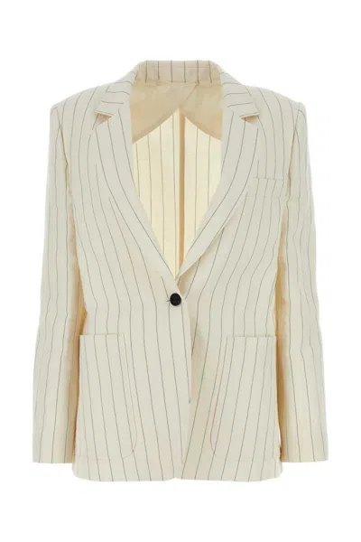 Max Mara Jackets And Vests In Stripped