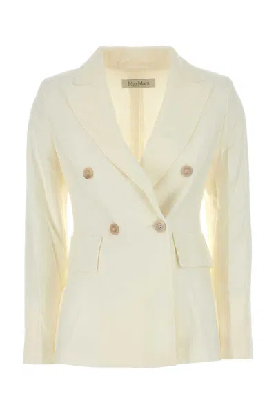 Max Mara Jackets And Vests In White