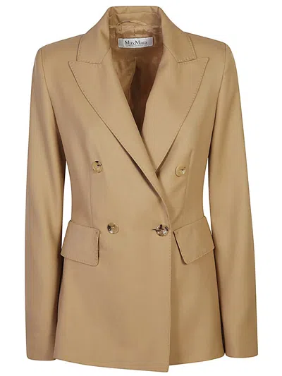 Max Mara Blazer Doppiopetto Osanna In Beige