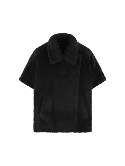 Max Mara Jackets In Black